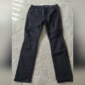 Old Navy Rockstar Super Skinny High Rise Black Jeans 👖